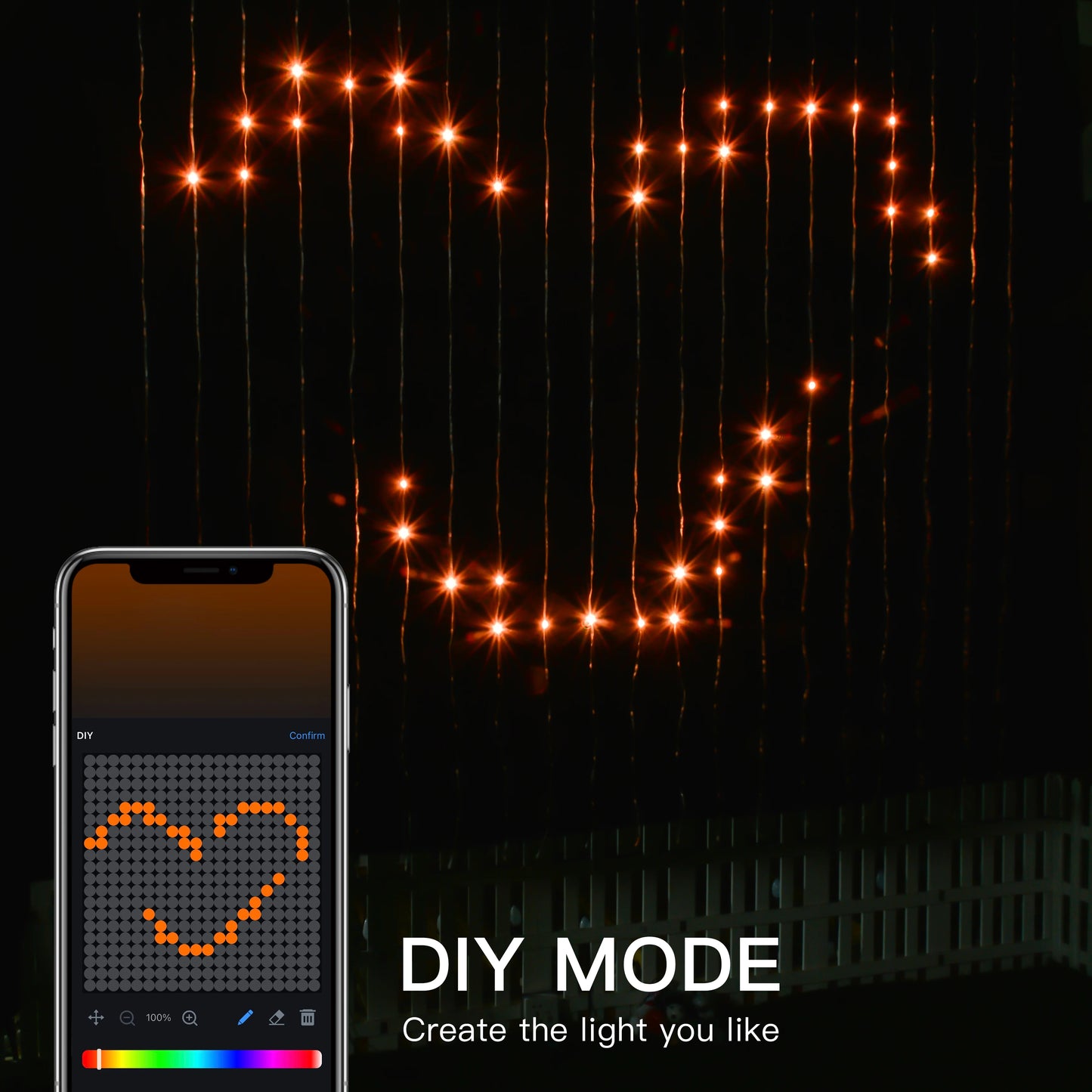 Dream Room Curtain Glow Lights