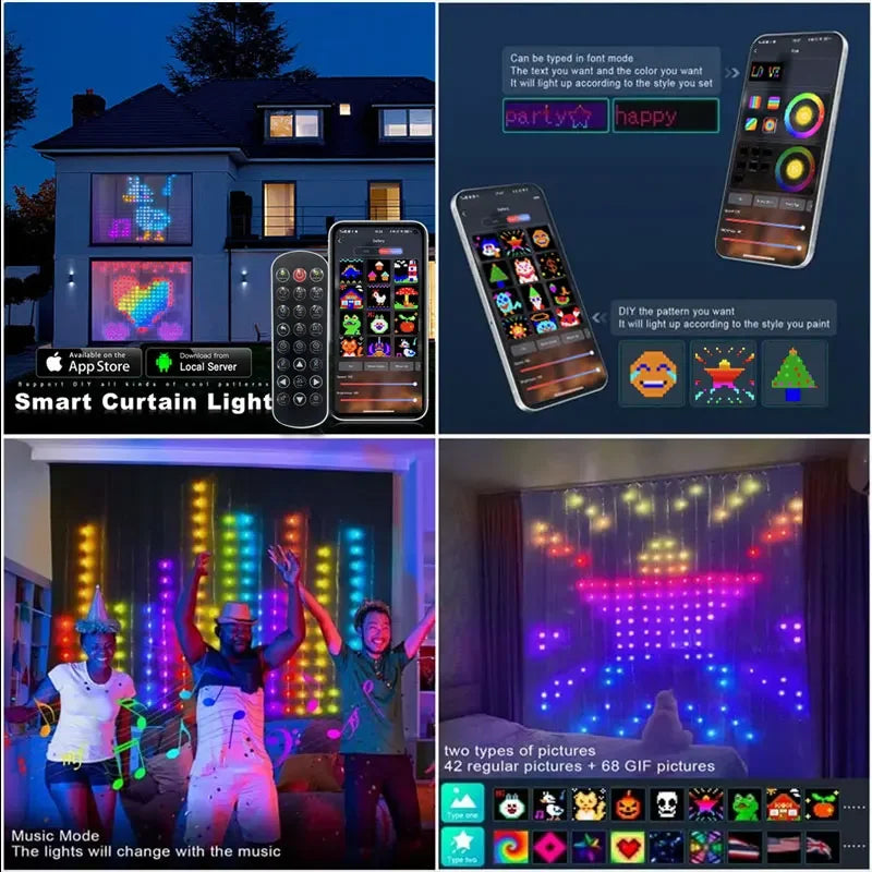 Dream Room Curtain Glow Lights