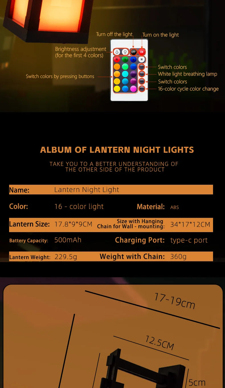 Pixel Gaming Lantern