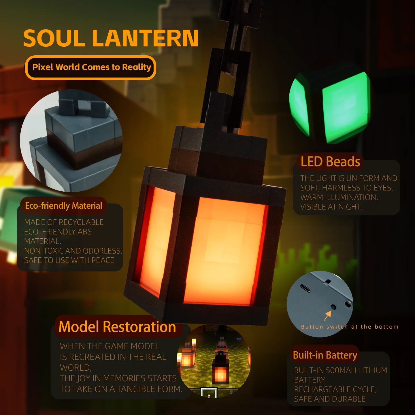 Pixel Gaming Lantern