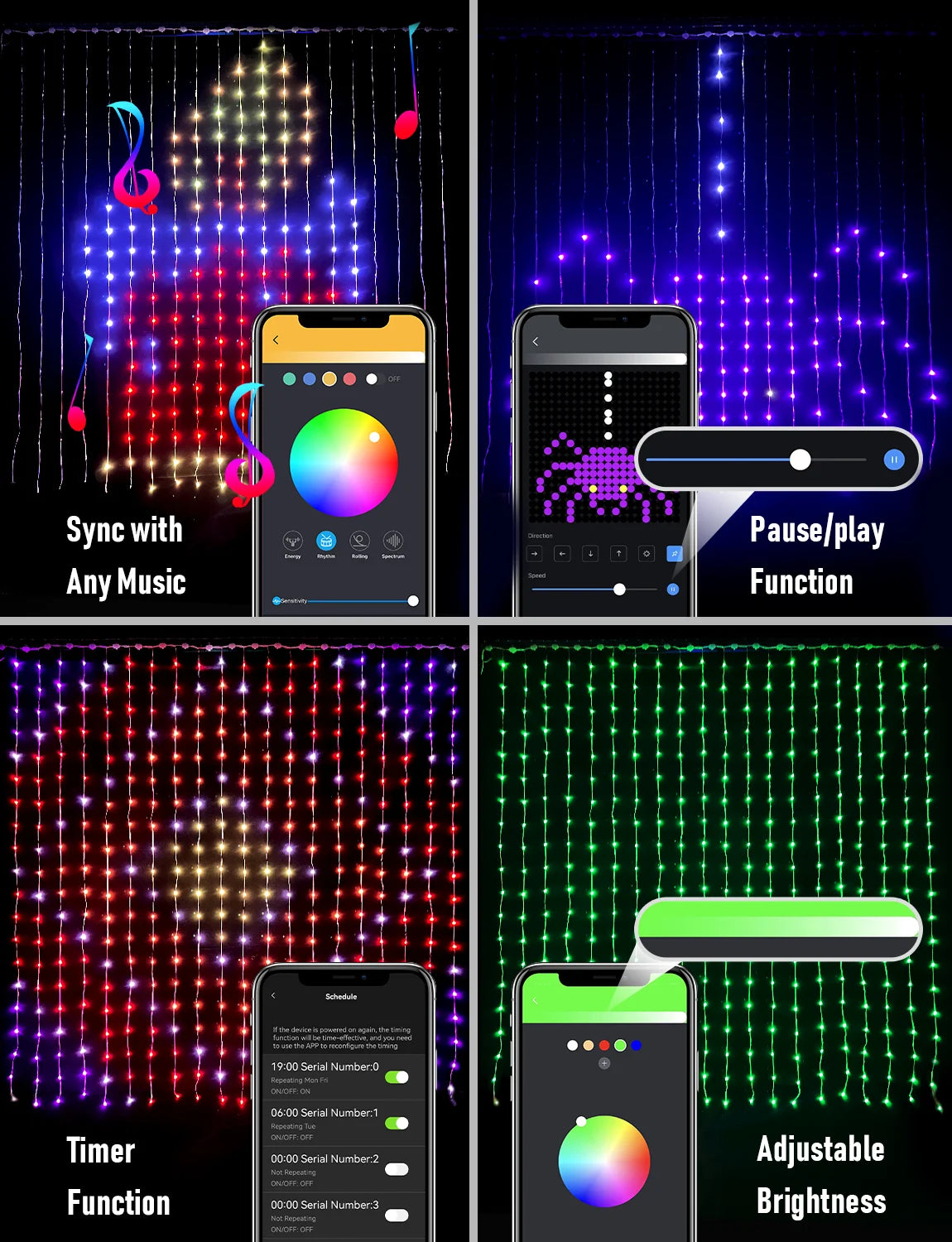 Dream Room Curtain Glow Lights