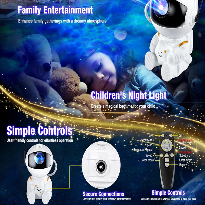 Astronaut projector