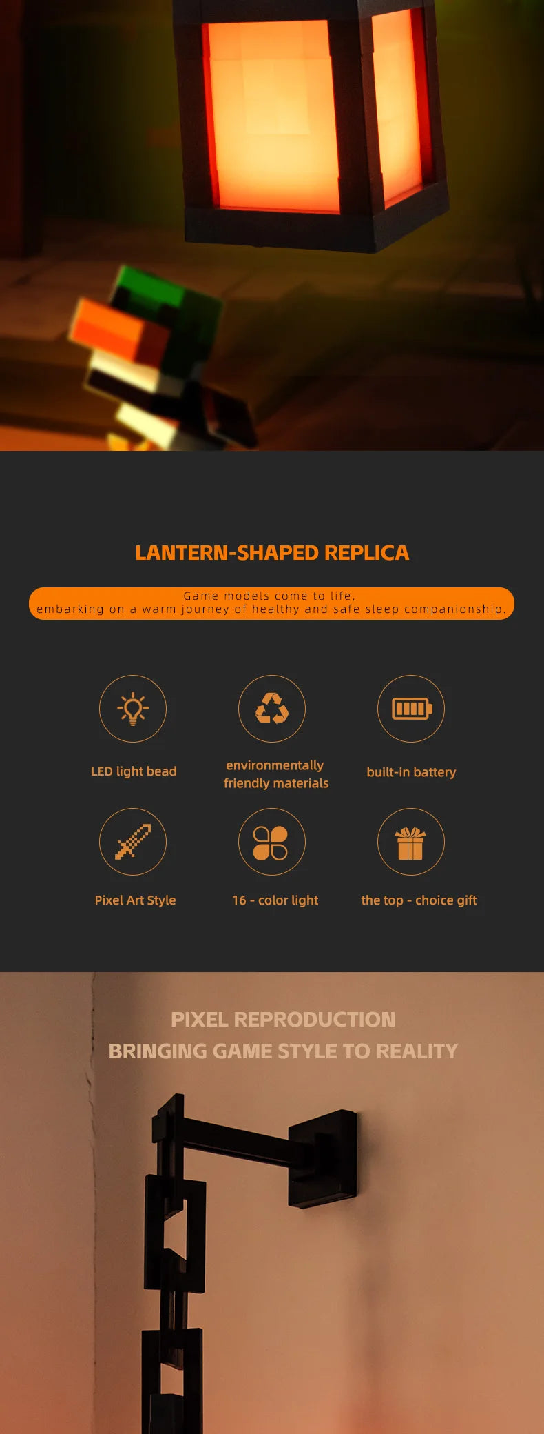 Pixel Gaming Lantern